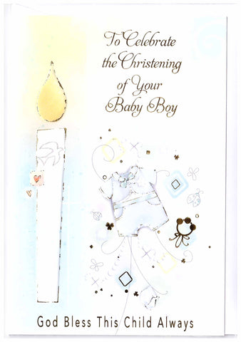 Christening Card (Boy)