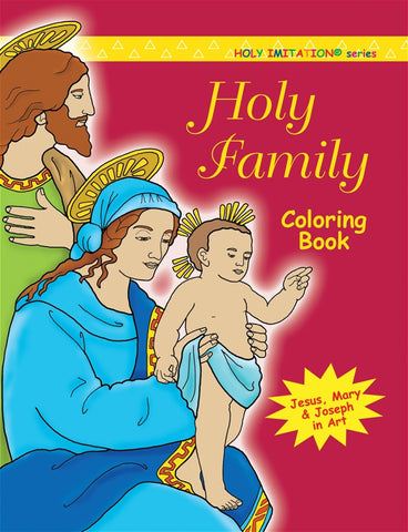 Holy Family Colouring Book