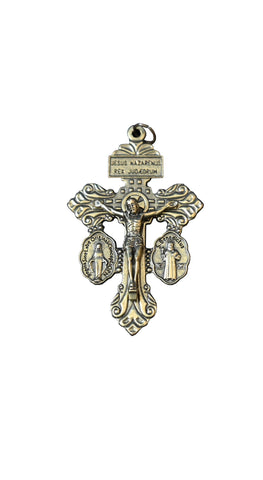 Pardon Crucifix - Brass Plated