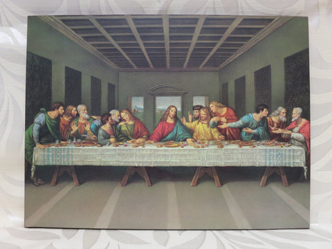 Last Supper Image on Composite Wood