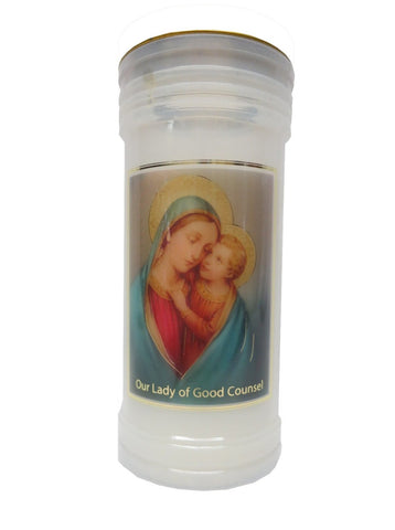 Good Counsel Votive Candle (3 days burn time)