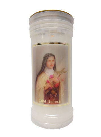St. Therese Votive Candle (3 days burn time)