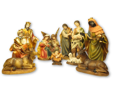 Nativity Set - 11 resin figures 8"