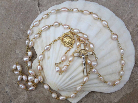 Freshwater Pearl Rosary