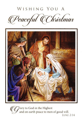 Peaceful Christmas Box of 16 Cards