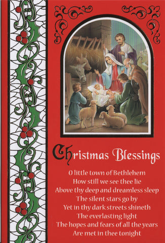 Blessings at Christmas Pack of 12 Cards