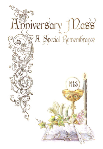 Anniversary Mass Card