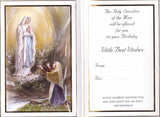 Birthday Mass Card(Lourdes)